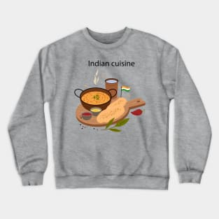 Indian Cuisine Concept Crewneck Sweatshirt